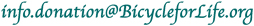 info.donation bicycleforlife.org